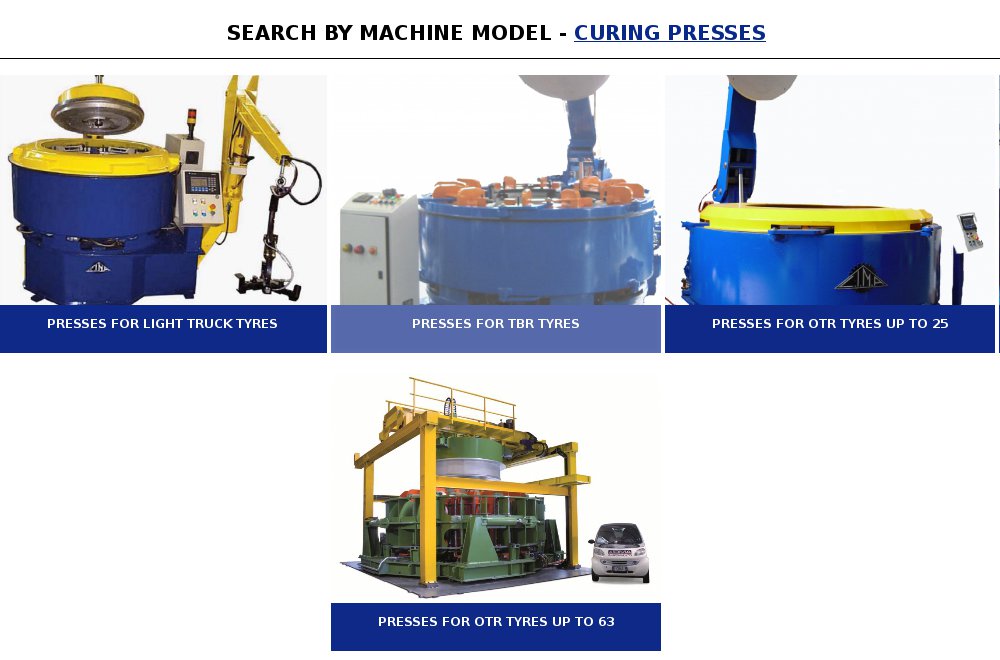 Tyre Retreading Moulds